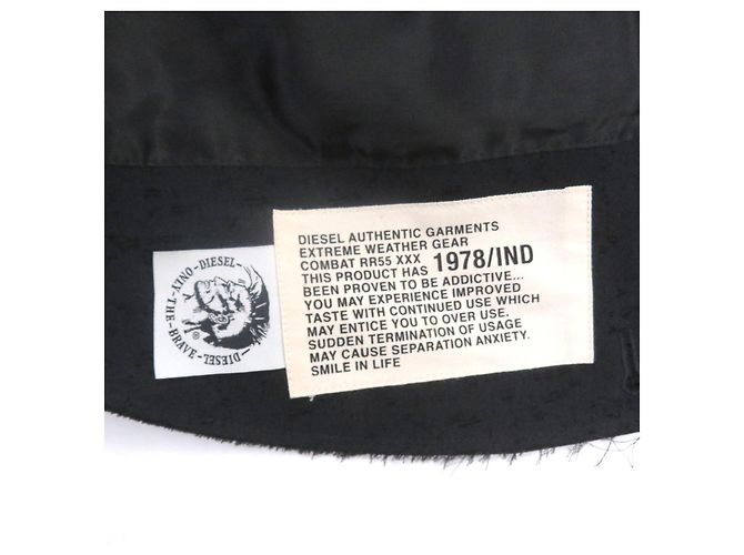 Autre Marque DIESEL Zweiteiler aus Polyester und Baumwolle Schwarz - Ansicht 10