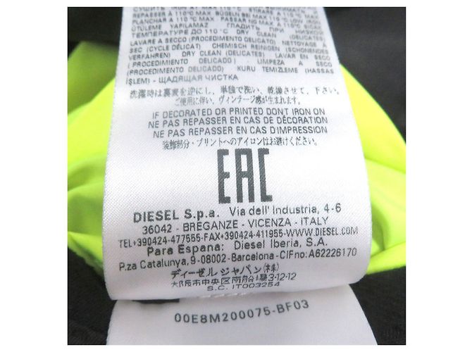 Autre Marque DIESEL Zweiteiler aus Polyester und Baumwolle Schwarz - Ansicht 14