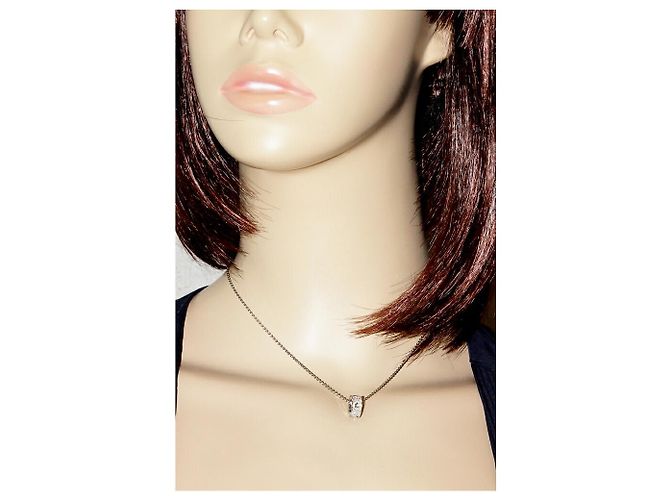 Louis Vuitton Empreinte Au750 Diamond Halskette Silber - Ansicht 2