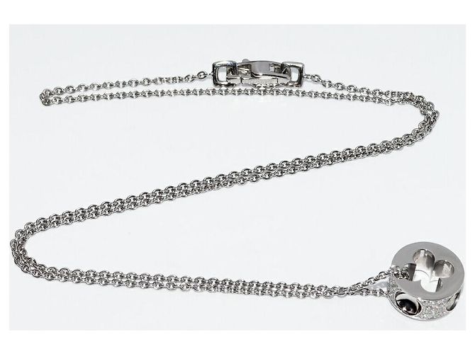 Louis Vuitton Empreinte Au750 Diamond Halskette Silber - Ansicht 3