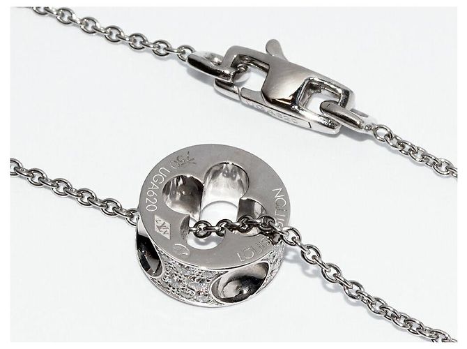 Louis Vuitton Empreinte Au750 Diamond Halskette Silber - Ansicht 4