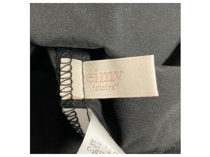 Autre Marque eimy istoire Bluse mit Puffärmeln Schwarz - Ansicht 5
