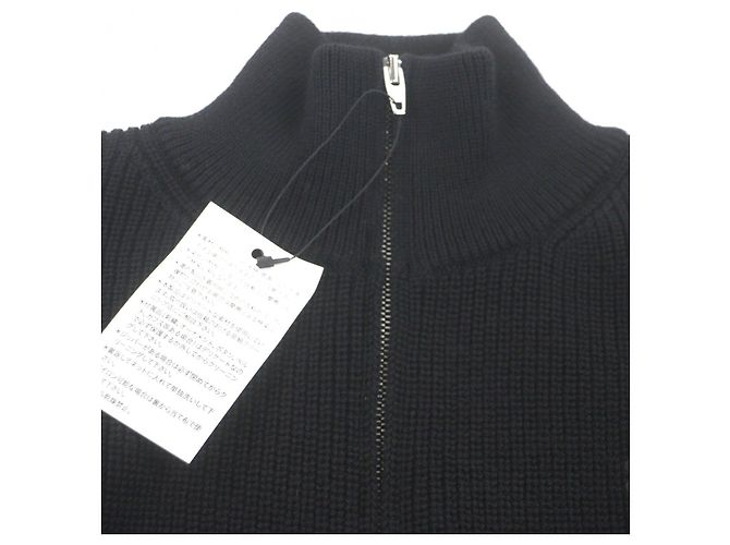 Camisola de lã preta Céline Preto - vista 3