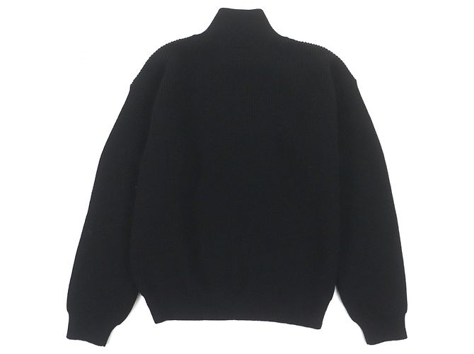 Camisola de lã preta Céline Preto - vista 4