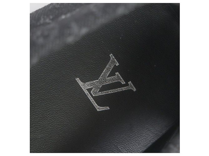 Zapatos de conducir Louis Vuitton Monogram Denim Negro - vista 6
