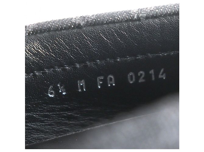 Zapatos de conducir Louis Vuitton Monogram Denim Negro - vista 8