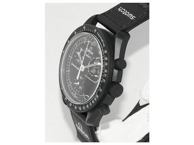Omega x Swatch Speedmaster MoonSwatch Bioceramic Schwarz - Ansicht 4