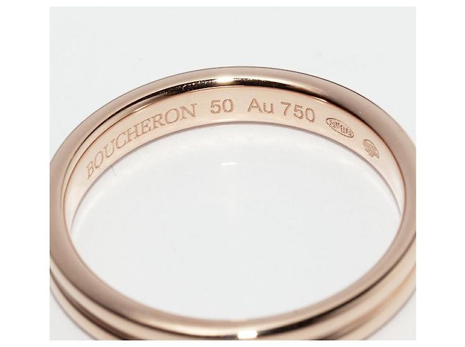 Bague Boucheron Godron Au750 Rose - vue 4
