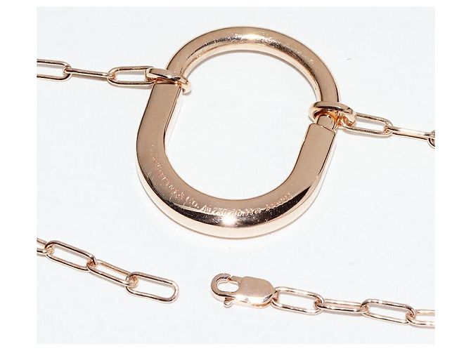 Tiffany & Co Collana con pendente Tiffany Lock Au750 con diamanti Rosa - vista 4