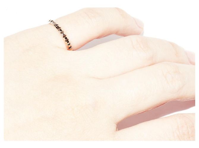 Anello Boucheron Quatre Clou de Paris Au750 Misura 46 Rosa - vista 5