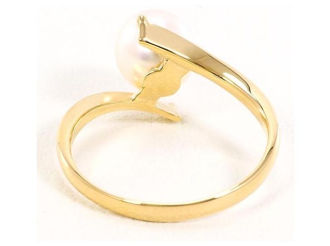 Autre Marque Anillo de perlas Au750 Dorado - vista 3