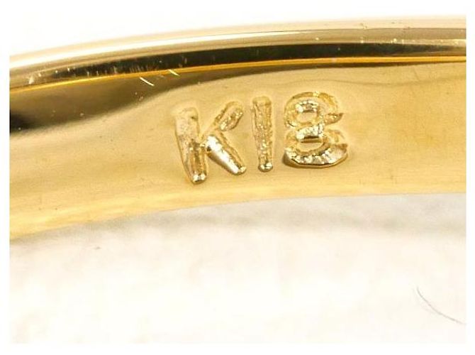 Autre Marque Anillo de perlas Au750 Dorado - vista 4