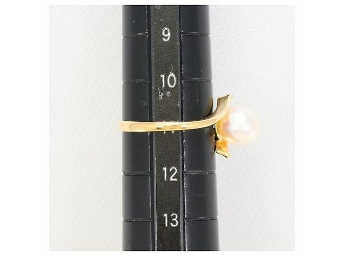 Autre Marque Anillo de perlas Au750 Dorado - vista 6