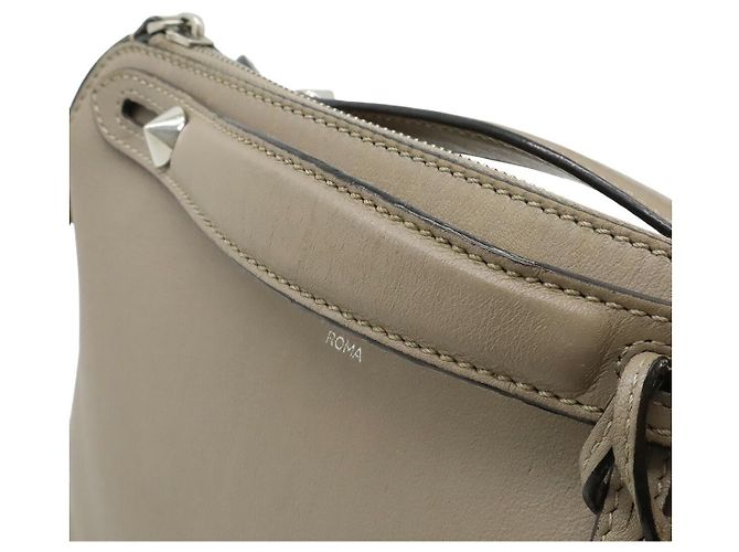 Borsa 2way in pelle Fendi BY THE WAY Marrone - vista 8
