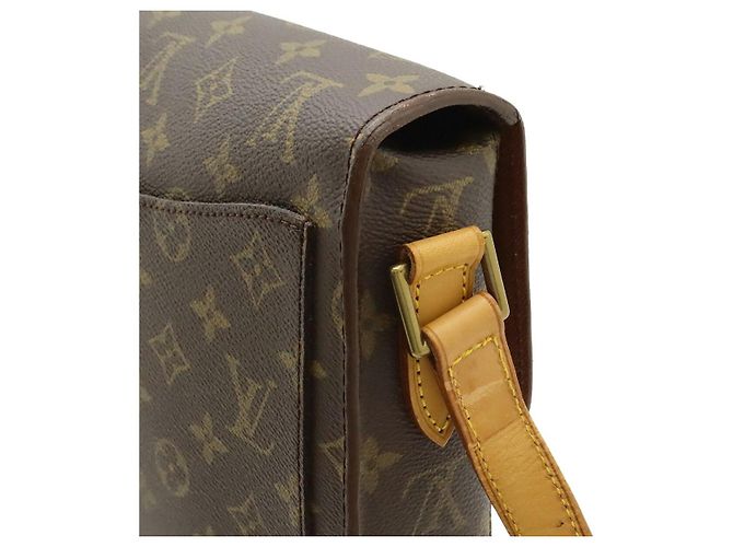 Louis Vuitton Saint Cloud Monogram Shoulder Bag Brown - view 4