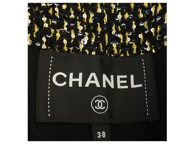 Chanel LOOK23 Jacke Schwarz - Ansicht 5