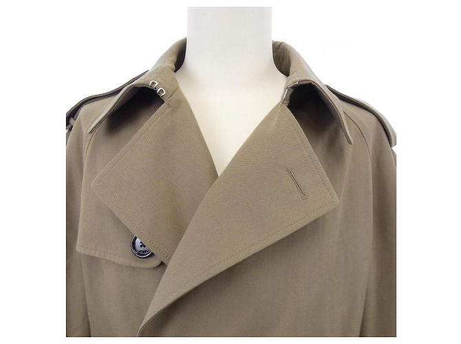 Céline Mantel aus grauem Textil Braun - Ansicht 5