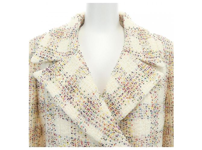 Chaqueta Chanel LOOK14 Material Desconocido Beige - vista 6