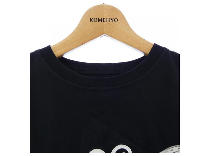 Hermès T-shirt de algodão Hermes LINSTRVCTION DV ROY Preto - vista 5