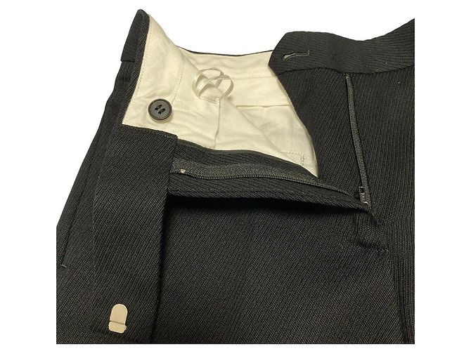 Autre Marque Calças Kersey com vinco central CYCLAS Preto - vista 4