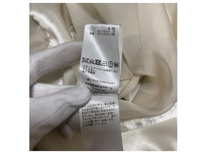 Autre Marque Saia evasê CYCLAS branca Branco Fora de branco - vista 8