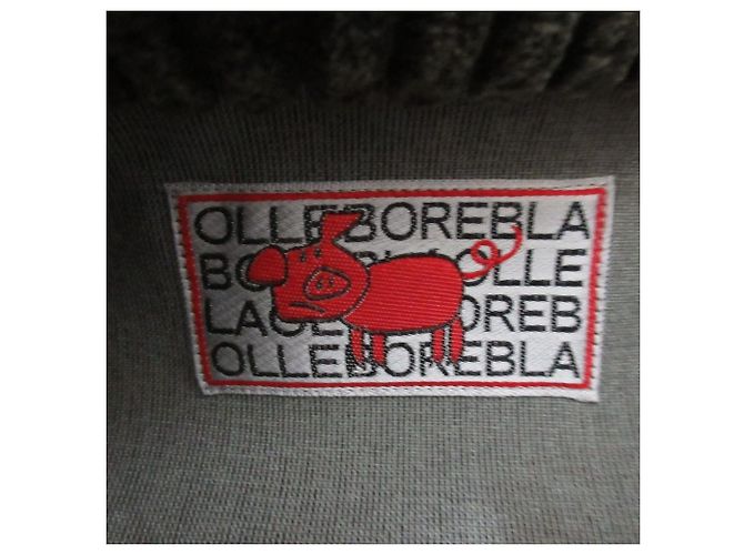 Autre Marque Olleborebla Alberobello Jacquard-Mantel Grün Khaki - Ansicht 14