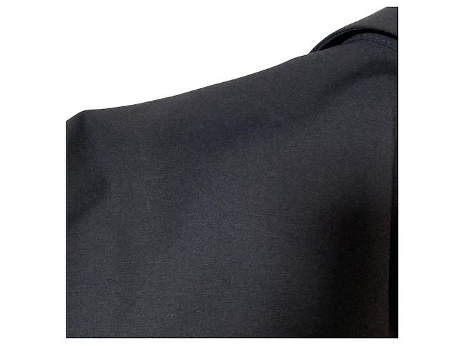Max Mara Gürteljacket-Mantel Blau Marineblau - Ansicht 8