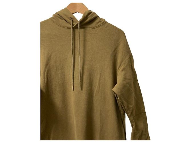 Autre Marque AMERICANA langes Sweatkleid Grün Khaki - Ansicht 2