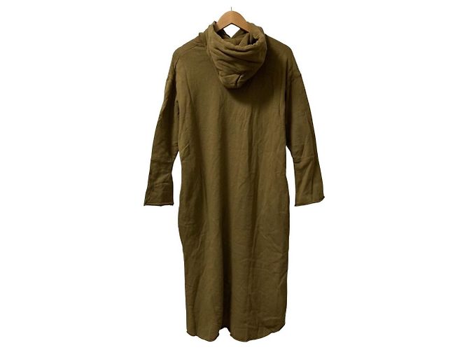 Autre Marque AMERICANA langes Sweatkleid Grün Khaki - Ansicht 3