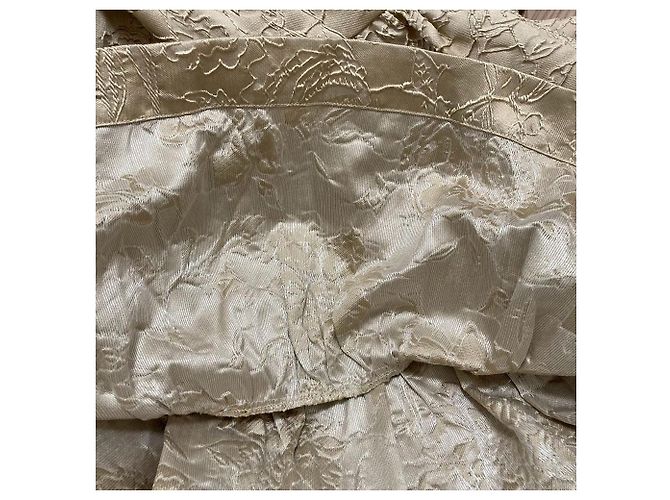 Autre Marque Vestido Fluffy Jacquard temporada Beige - vista 4