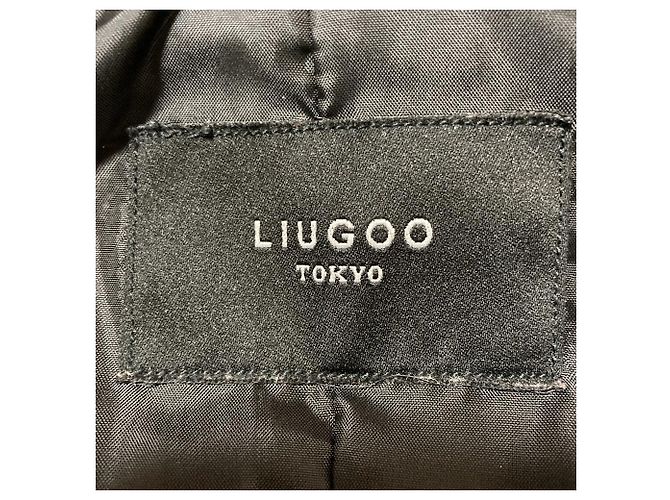 Autre Marque Felpa con cappuccio in pelle Liugoo tokyo Beige - vista 4