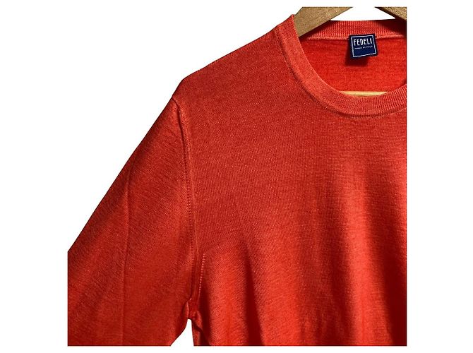 Autre Marque Maglieria in lana e cashmere Fedeli Rosso - vista 2