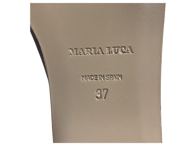 Autre Marque MARIA LUCA Augusta Ballet Flat Bailarinas Blanco - vista 8