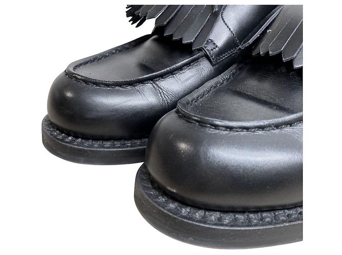 Autre Marque Scarpe Derby J.M. Weston 641 Golf Box Calf Nero - vista 10