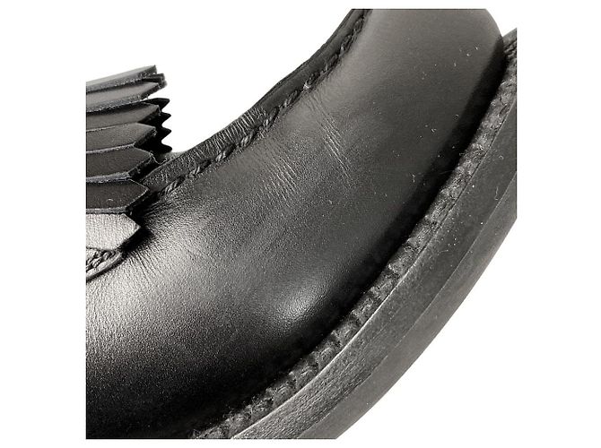 Autre Marque Scarpe Derby J.M. Weston 641 Golf Box Calf Nero - vista 11