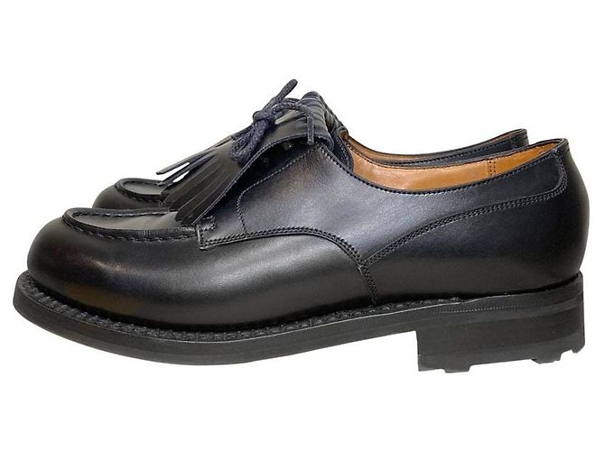 Autre Marque Scarpe Derby J.M. Weston 641 Golf Box Calf Nero - vista 2