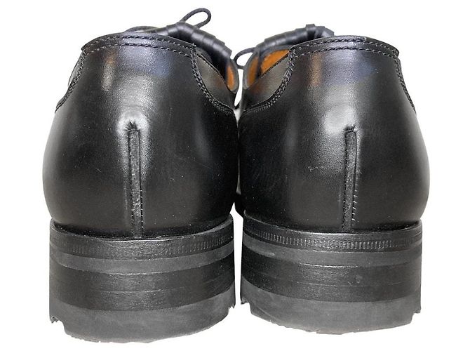 Autre Marque Scarpe Derby J.M. Weston 641 Golf Box Calf Nero - vista 3