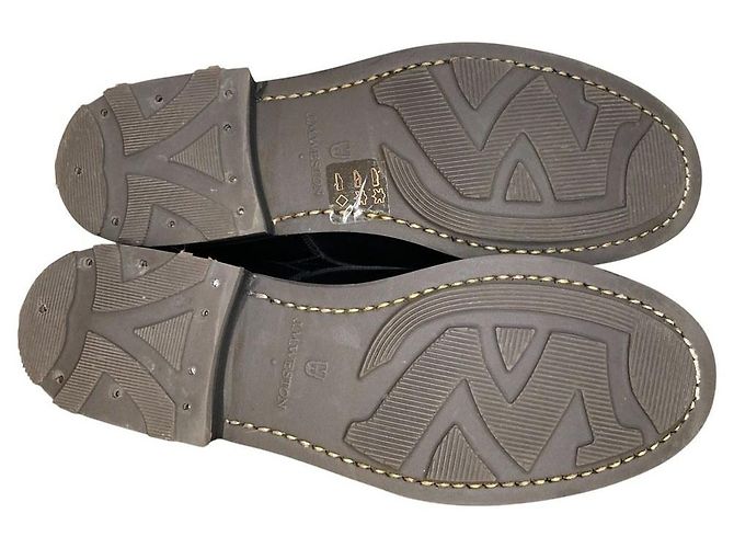 Autre Marque Scarpe Derby J.M. Weston 641 Golf Box Calf Nero - vista 4