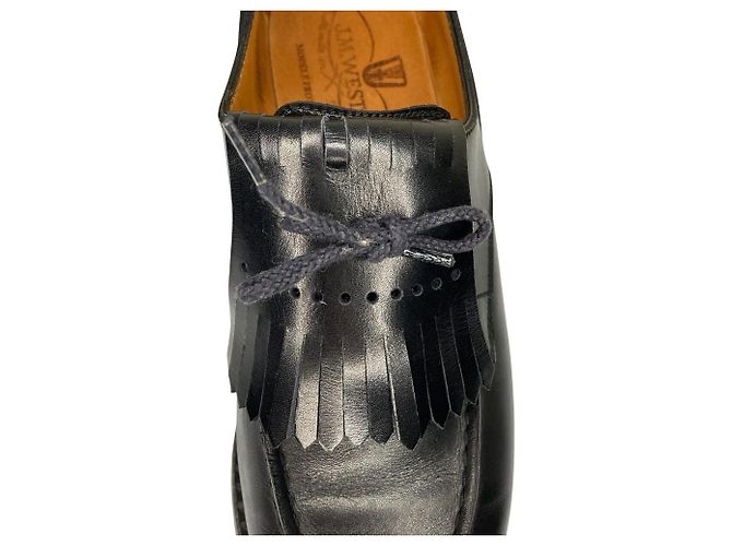 Autre Marque Scarpe Derby J.M. Weston 641 Golf Box Calf Nero - vista 6