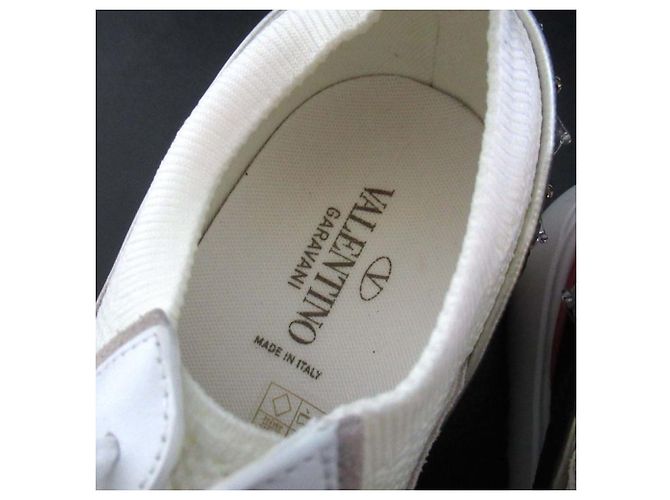 Sneakers in mesh Bijou Valentino Garavani Bianco - vista 5