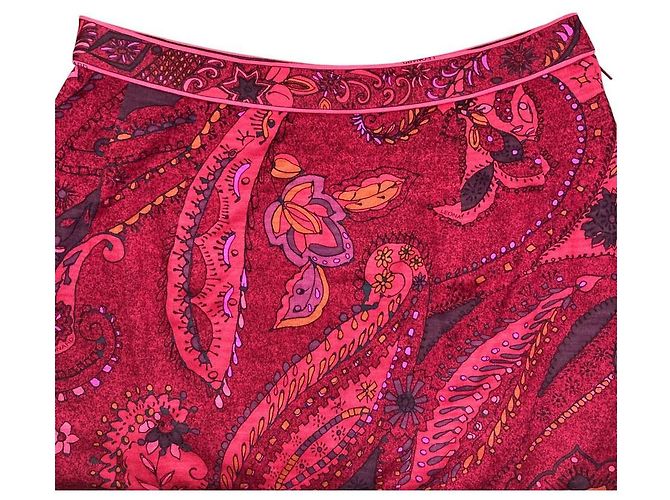 Leonard Fashion Flower Print No Collar Setup Red - view 13