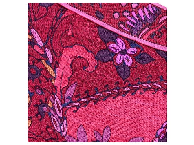 Leonard Fashion Flower Print No Collar Setup Red - view 14