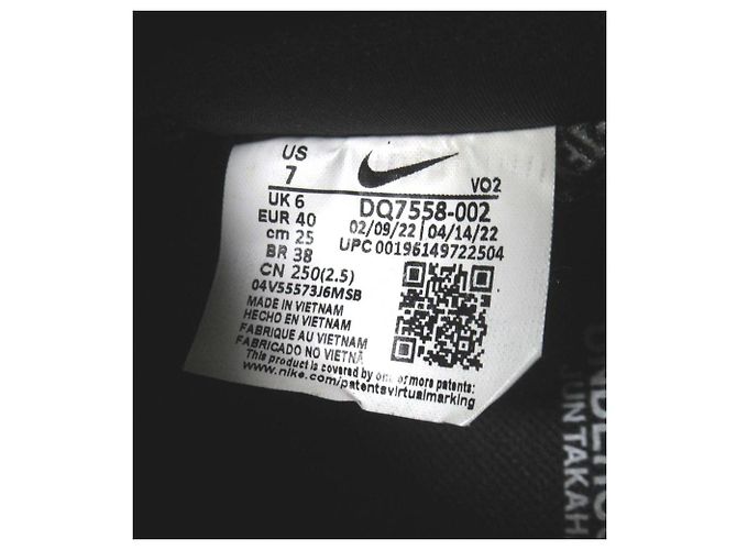Sneakers Nike UNDERCOVER AIR FORCE 1 LOW SP UC Nero - vista 12