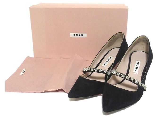 Miu Miu Star Bijou Pumps Schwarz - Ansicht 11
