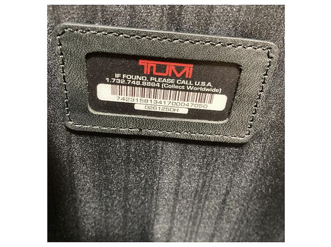 Tumi PC Aktentasche aus Leder und Nylon Schwarz - Ansicht 10
