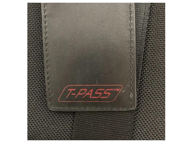 Tumi PC Aktentasche aus Leder und Nylon Schwarz - Ansicht 12