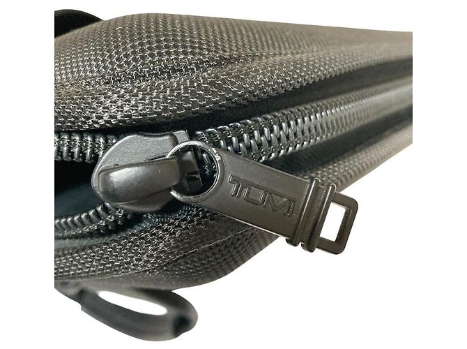 Tumi PC Aktentasche aus Leder und Nylon Schwarz - Ansicht 16