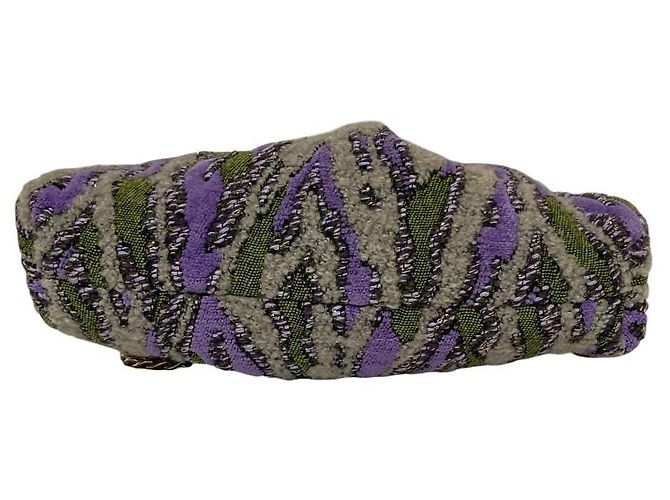 Autre Marque PULICATI Clutch mit Kette Lila - Ansicht 5
