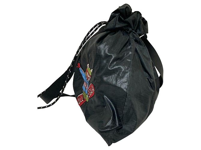 Autre Marque Olleborebla Alberobello Nylon Shoulder Pouch Schwarz - Ansicht 2