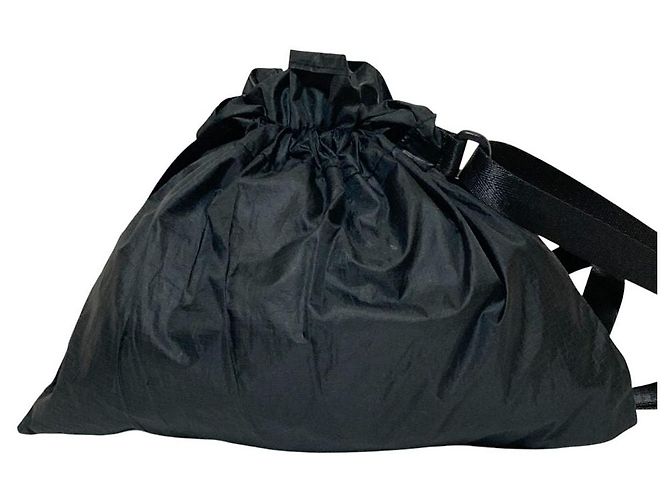 Autre Marque Olleborebla Alberobello Nylon Shoulder Pouch Schwarz - Ansicht 3